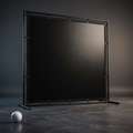 Golf Simulator Impact Screen with Black Double Layer Blackout Cloth Shank Side N