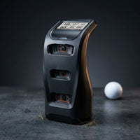 Golf Launch Monitor Pro with High Speed Cameras Indoor Outdoor Simulator FSX Software — Studio Shot