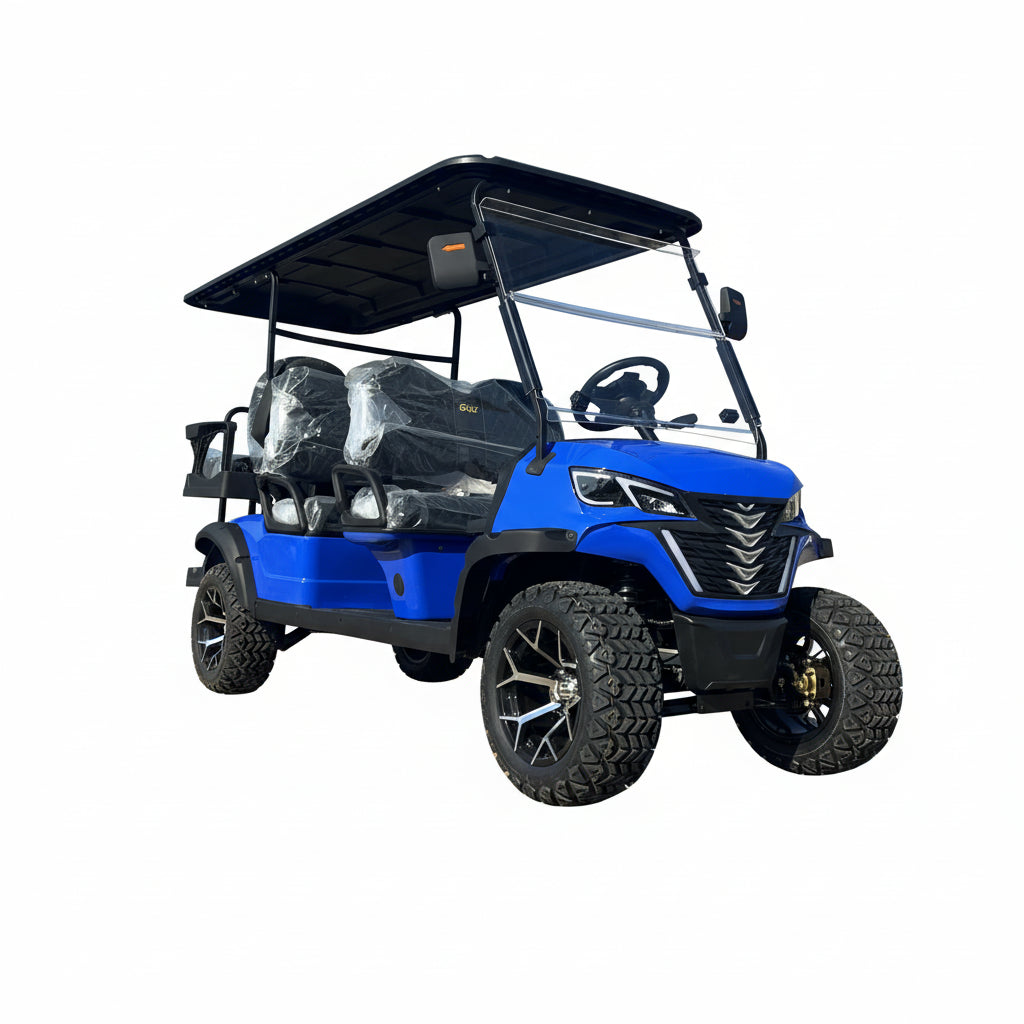 2026 High Quality off Road Club 48V 5KW Lithium 4 6 Seaters Hot Selling Cheap Electric Golf Cart Four Wheel Disc Brakes