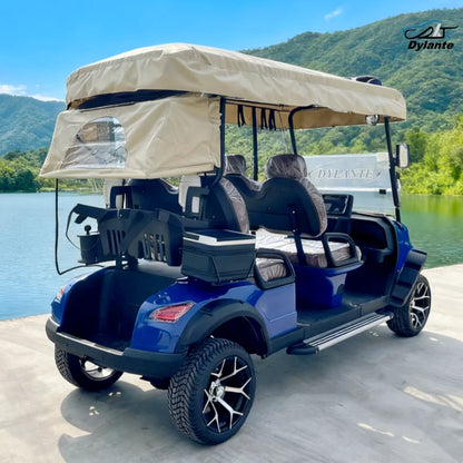 2026 High Quality off Road Club 48V 5KW Lithium 4 6 Seaters Hot Selling Cheap Electric Golf Cart Four Wheel Disc Brakes