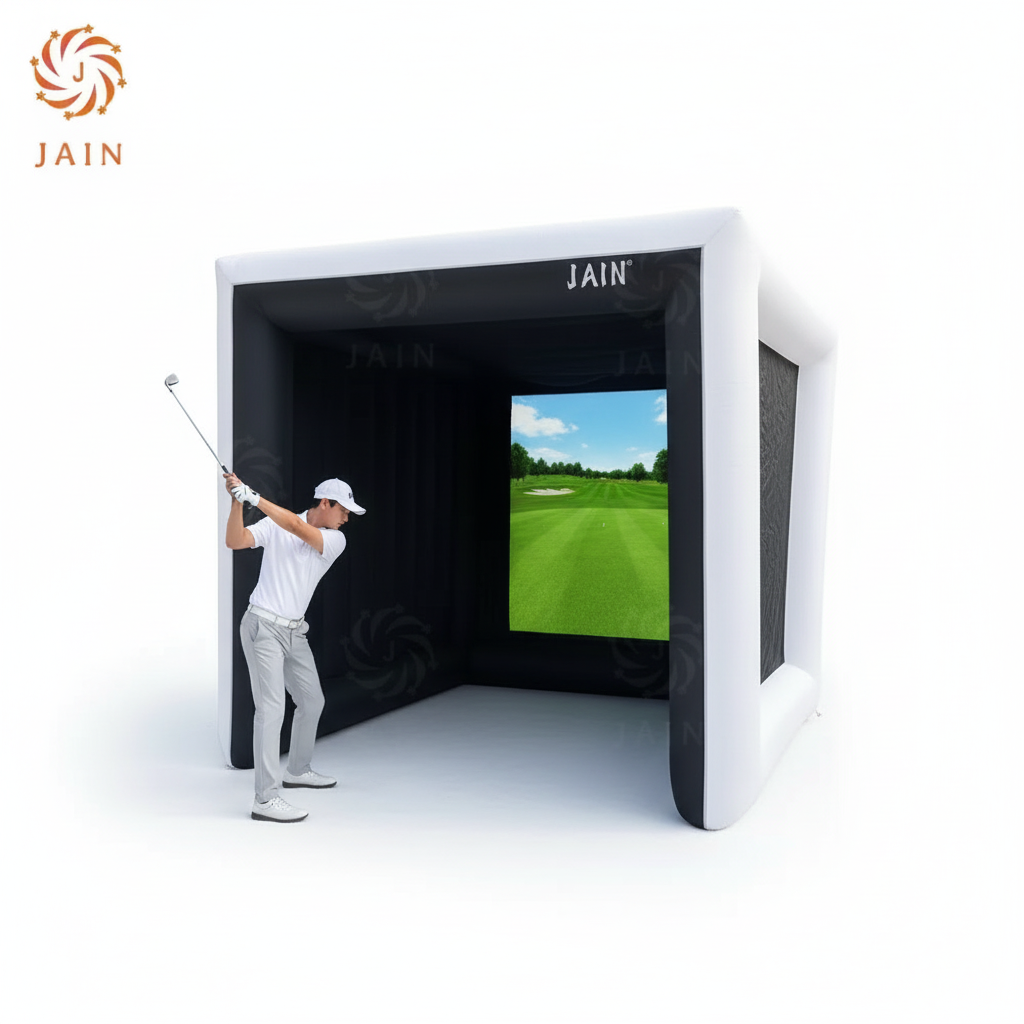 Inflatable Golf Simulator Tent | Portable Indoor & Outdoor Golf Cage